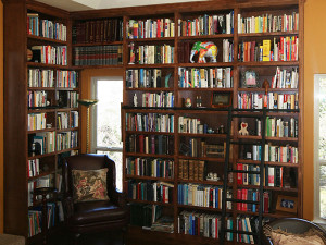 Custom Bookcase in Reading Room